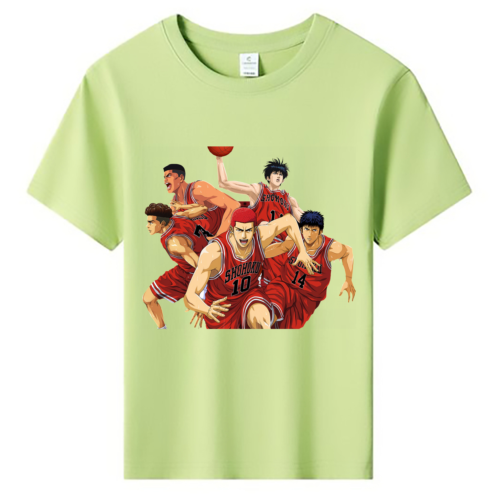 （画像用） SLAM DUNK／スラムダンク 綿100％キッズTシャツ（フロントプリント）